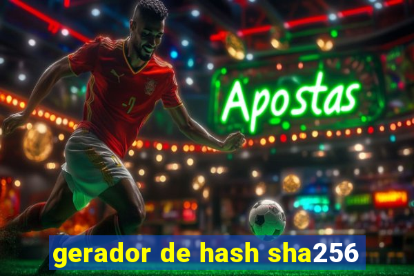 gerador de hash sha256